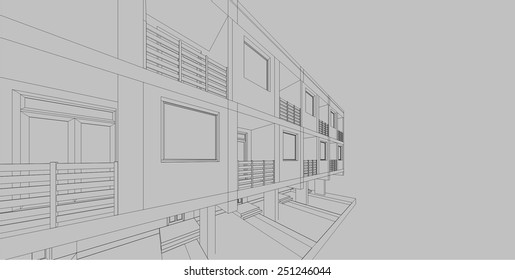 abstract architecture building background