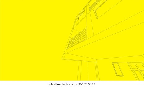 abstract architecture building background
