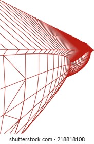 abstract architecture building sketch vector