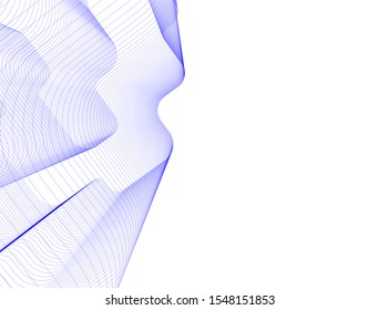 abstract architecture building, vector 3d illustration 