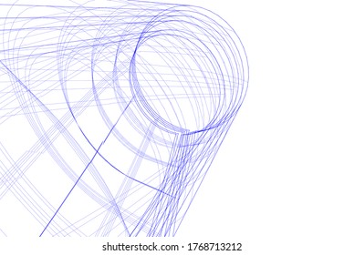abstract architecture building vector 3d illustration 