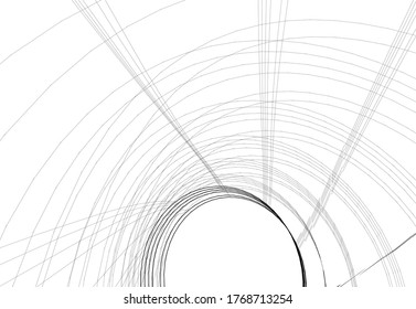 abstract architecture building vector 3d illustration 