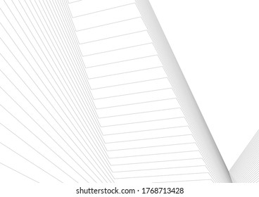 abstract architecture building vector 3d illustration 