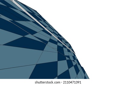 abstract architecture building vector illustration