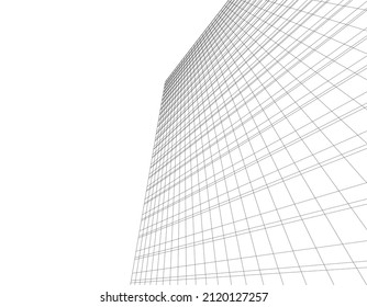 ilustración vectorial de construcción de arquitectura abstracta