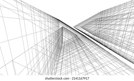 Resumen de la arquitectura de la ilustración vectorial