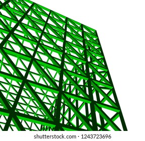 abstract architecture construction