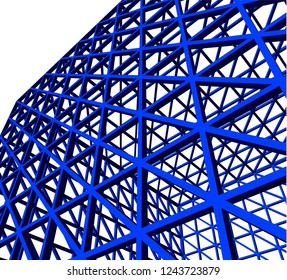 abstract architecture construction