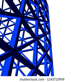 abstract architecture construction