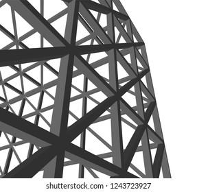 abstract architecture construction