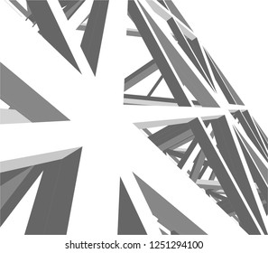 abstract architecture construction