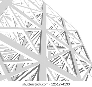 abstract architecture construction