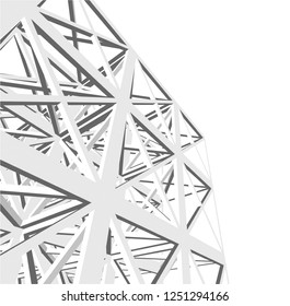 abstract architecture construction