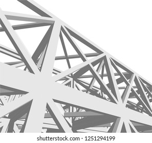 abstract architecture construction