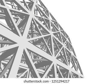abstract architecture construction