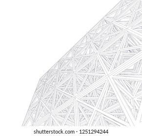 abstract architecture construction