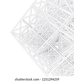 abstract architecture construction