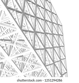 abstract architecture construction