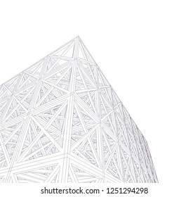 abstract architecture construction