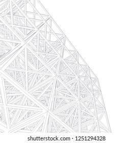 abstract architecture construction