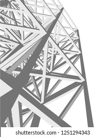 abstract architecture construction
