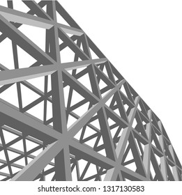 abstract architecture construction