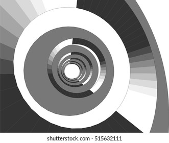 abstract architecture design. 3d background