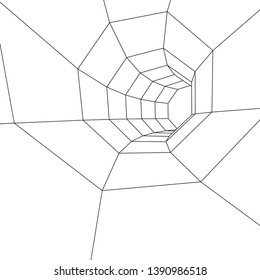 abstract architecture, design. 3d geometry.