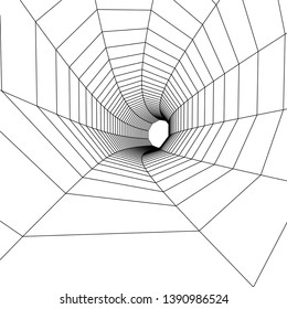 abstract architecture, design. 3d geometry.