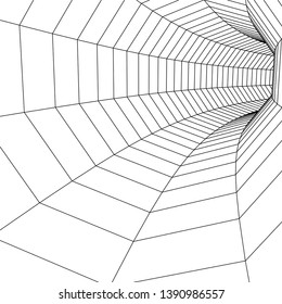 abstract architecture, design. 3d geometry.