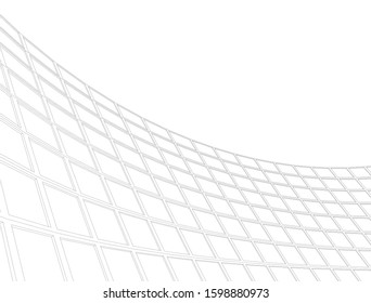 abstract architecture design background 3d illustration
