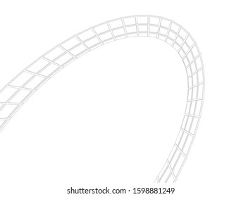 abstract architecture design background 3d illustration