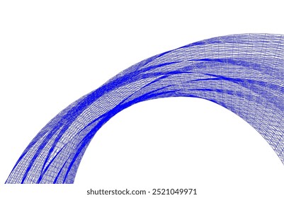 Abstract architecture. Design background vector 3d illustration