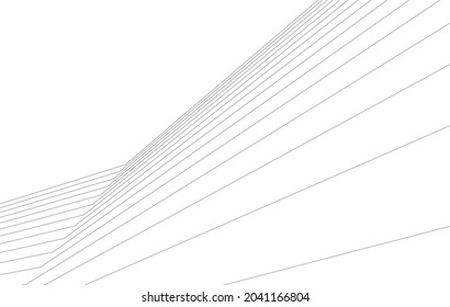 abstract architecture design digital 3d drawing