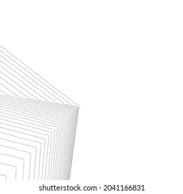 abstract architecture design digital 3d drawing