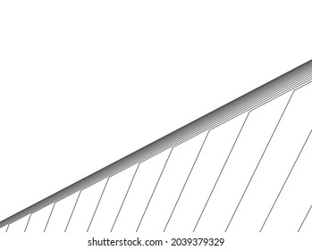 abstract architecture design vector drawing