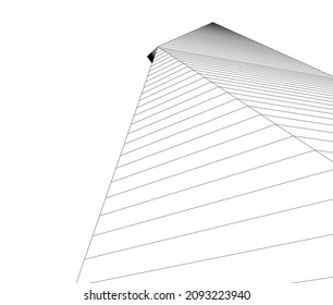 abstract architecture design vector illustration