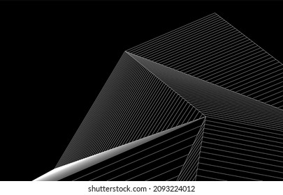abstract architecture design vector illustration