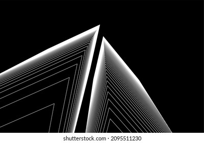 ilustración vectorial de diseño de arquitectura abstracta