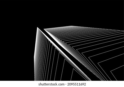 ilustración vectorial de diseño de arquitectura abstracta