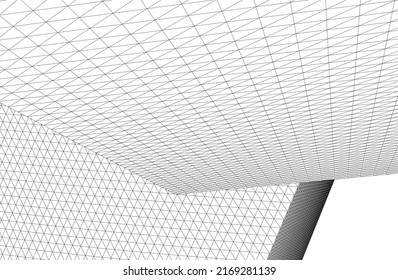 abstract architecture design vector illustration