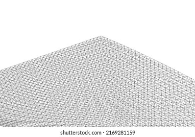 abstract architecture design vector illustration
