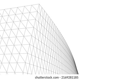 abstract architecture design vector illustration