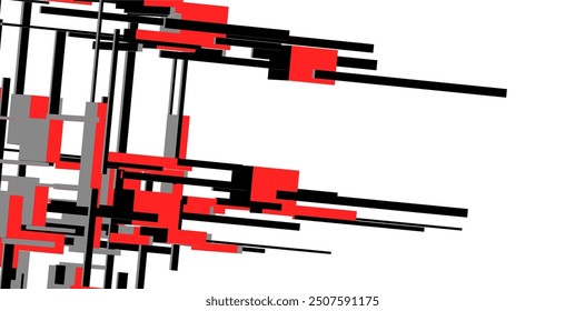 abstract architecture design vector illustration