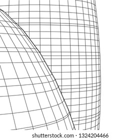 abstract architecture, dome 3d