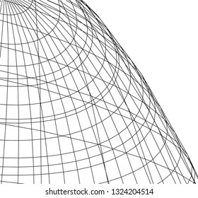 abstract architecture, dome 3d