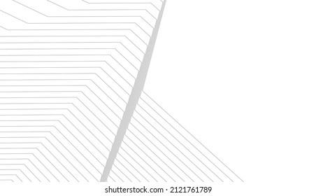 ilustración 3d de dibujo de arquitectura abstracta