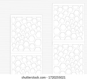 
diseño de fachada de arquitectura abstracta Ilustración 3d