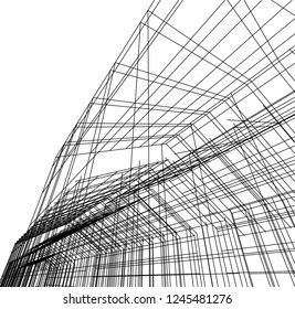 abstract architecture, geometric background