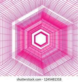 abstract architecture, geometric background
